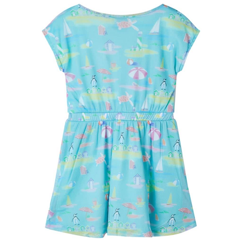 Kinderkleid Hellblau 104