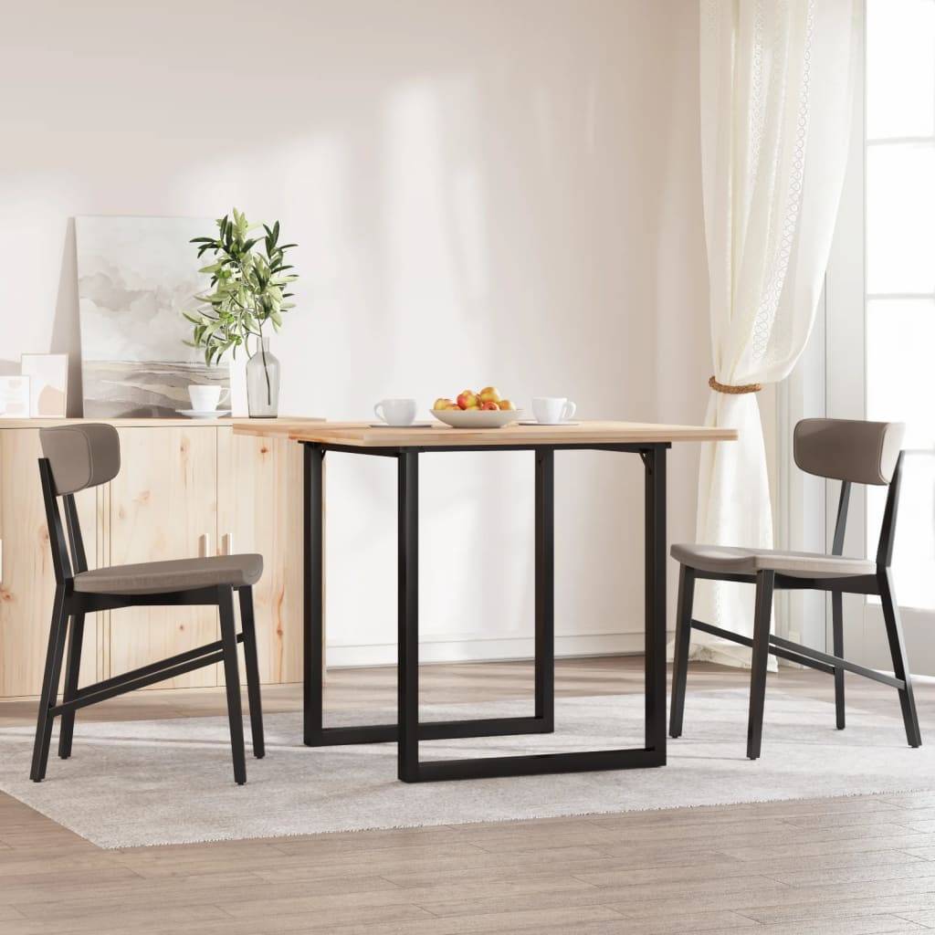 vidaXL Esstisch-Gestell in O-Form 70x70x73 cm Stahl