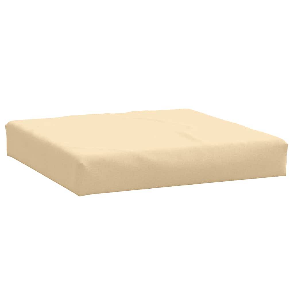 vidaXL Palettenkissen Melange Beige 60x60x10 cm Stoff