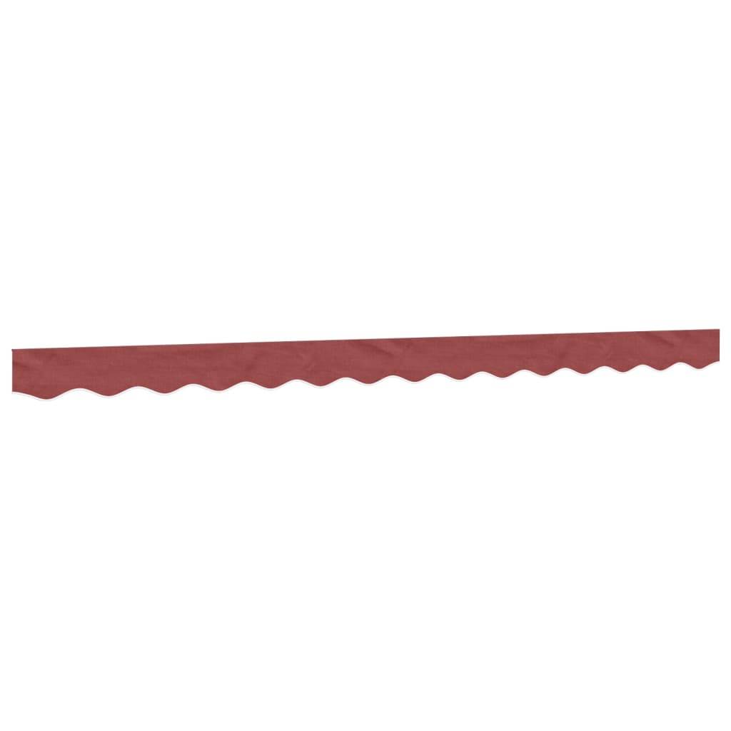 vidaXL Markisenvolant Burgunderrot 3,5 m
