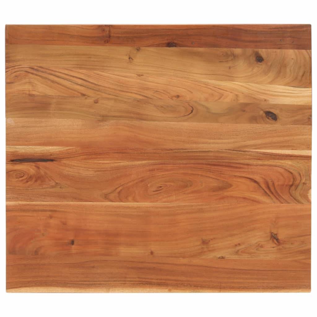 vidaXL Tischplatte 90x80x3,8 cm Rechteckig Massivholz Akazie