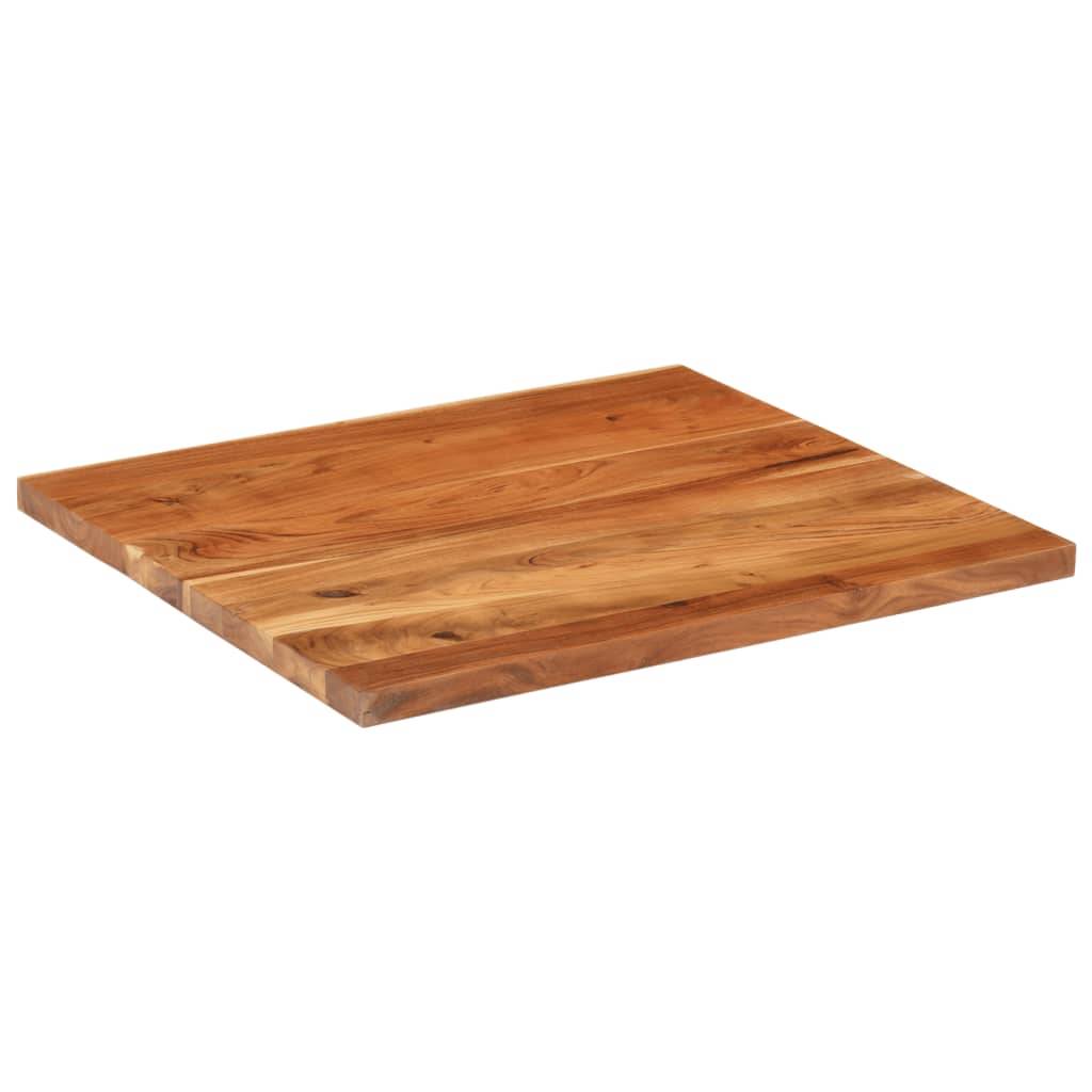 vidaXL Tischplatte 90x80x3,8 cm Rechteckig Massivholz Akazie