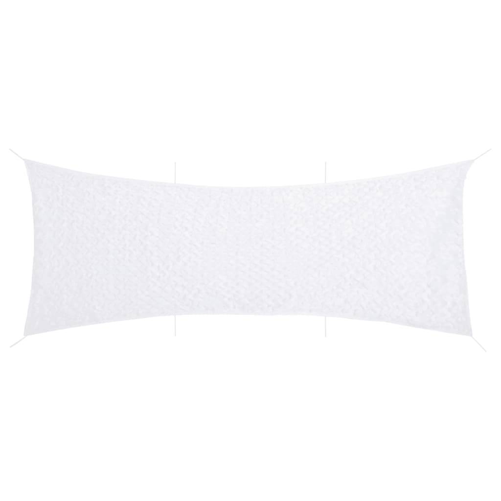 vidaXL Tarnnetz mit Aufbewahrungstasche 623x203 cm Weiß