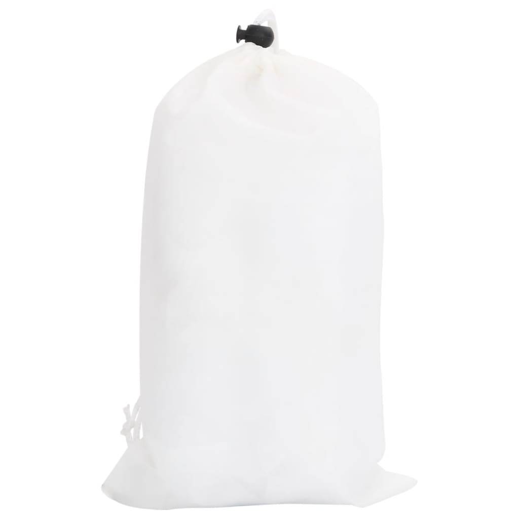 vidaXL Tarnnetz mit Aufbewahrungstasche 844x429 cm Weiß
