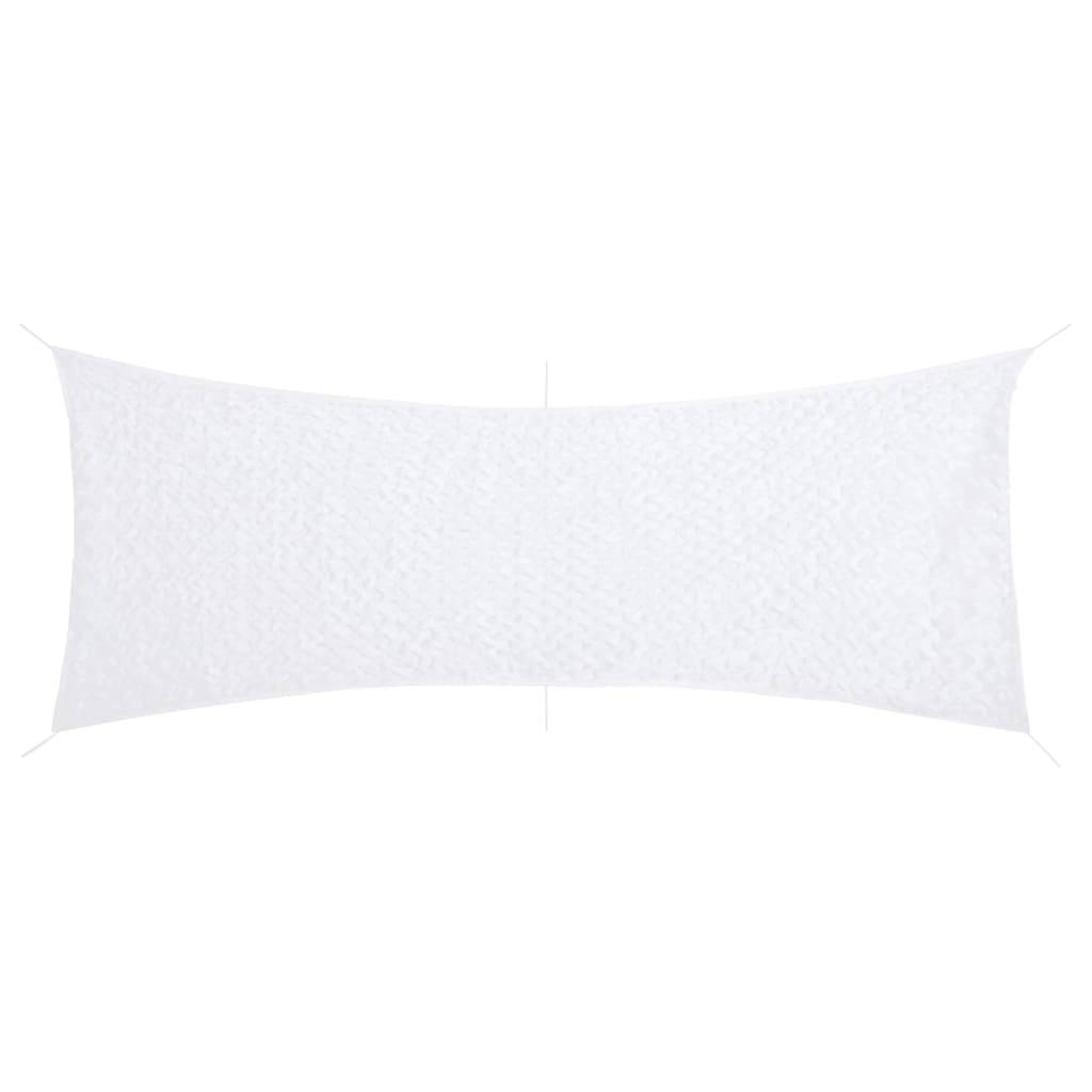 vidaXL Tarnnetz mit Aufbewahrungstasche 412x144 cm Weiß