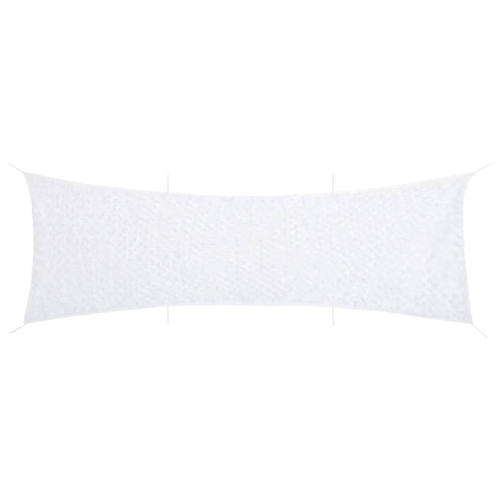 vidaXL Tarnnetz mit Aufbewahrungstasche 613x138 cm Weiß