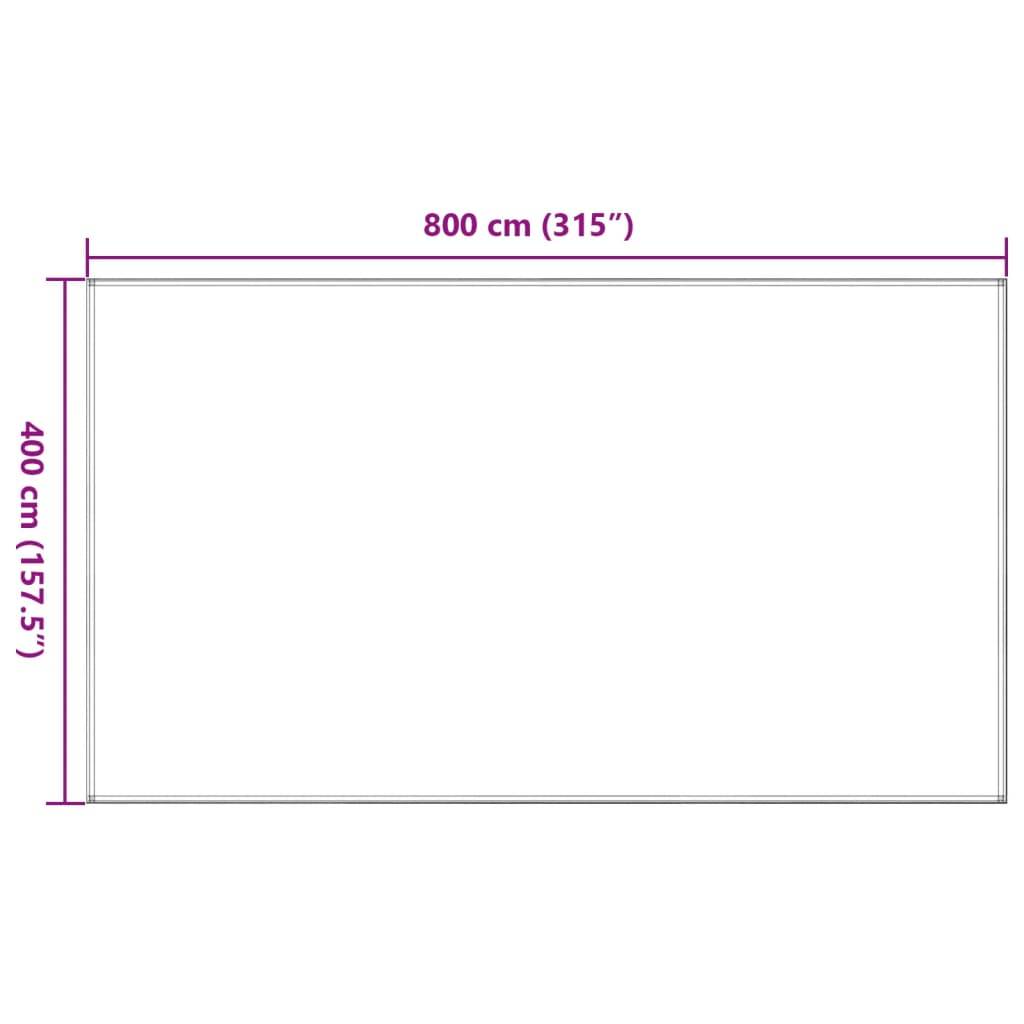 vidaXL Tarnnetz mit Aufbewahrungstasche 833x297 cm Weiß