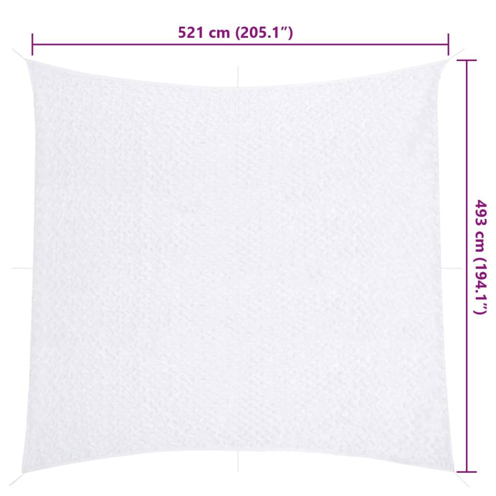 vidaXL Tarnnetz mit Aufbewahrungstasche 521x493 cm Weiß