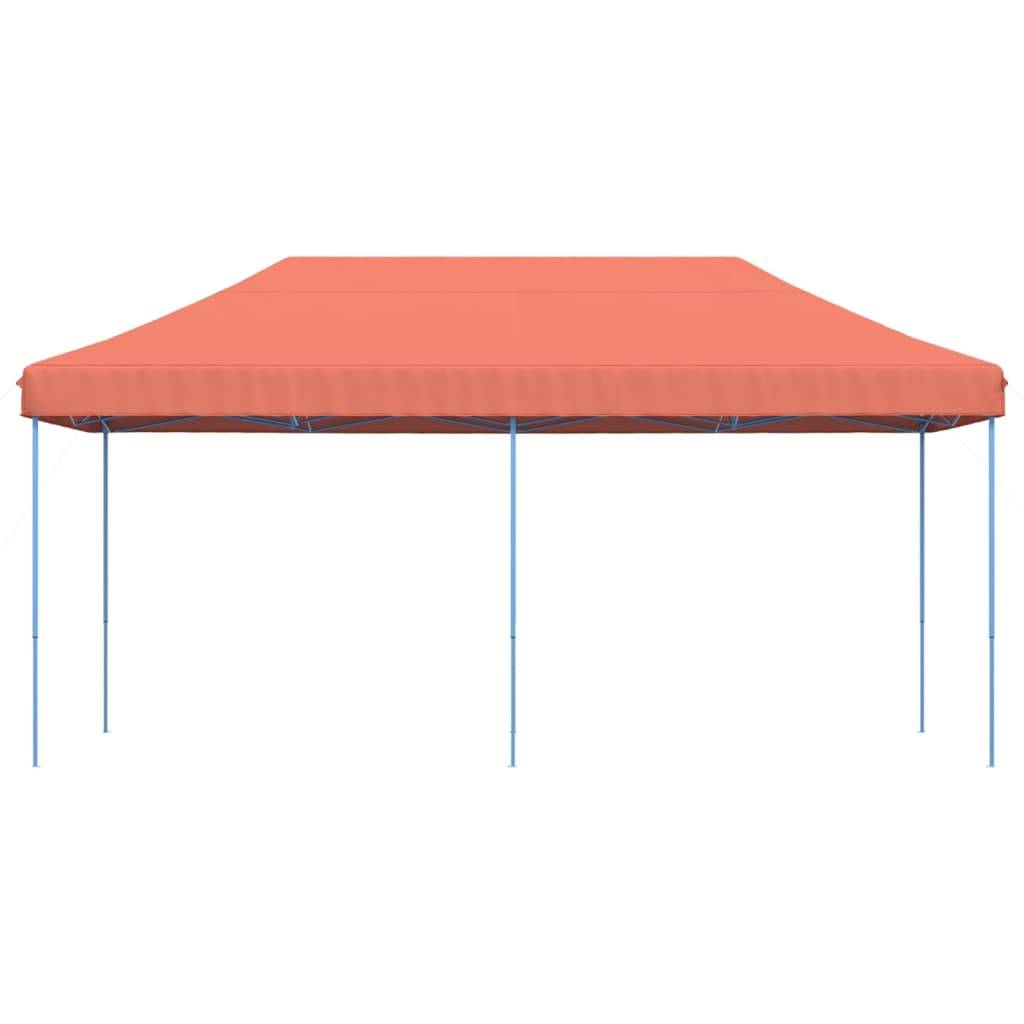 vidaXL Partyzelt Faltbar Pop-Up Terrakottarot 580x292x315 cm
