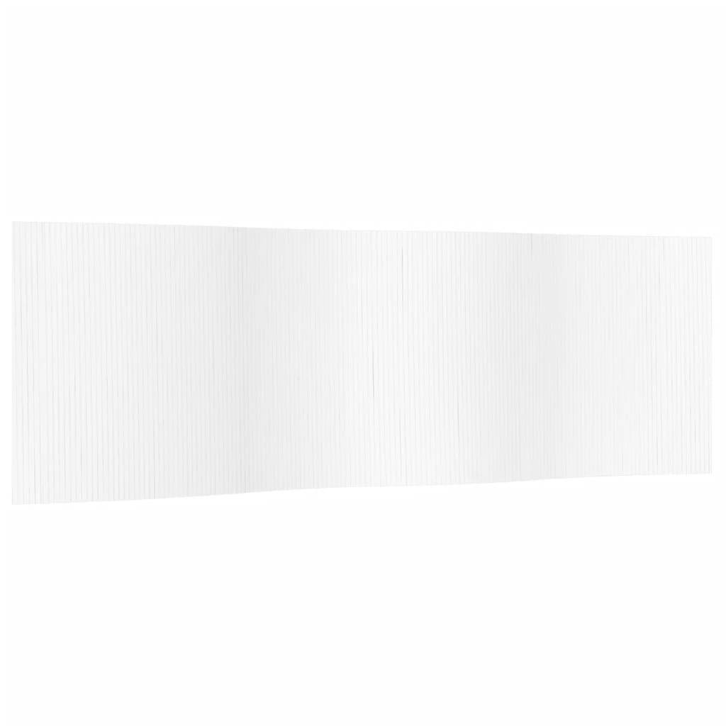 vidaXL Paravent Weiß 165x600 cm Bambus