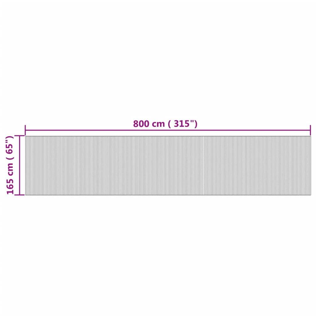 vidaXL Paravent Natur 165x800 cm Bambus