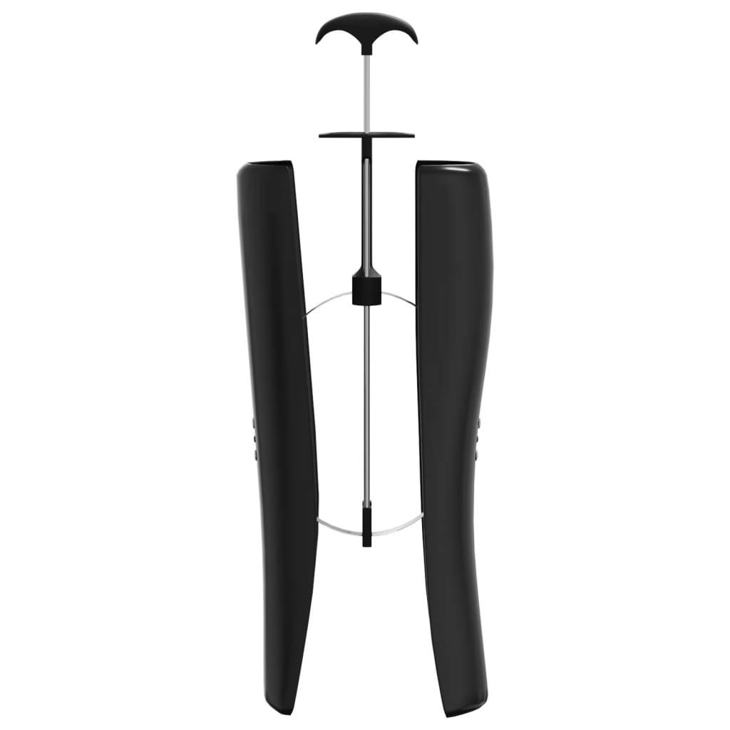 vidaXL Stiefelspanner für Reitstiefel 1 Paar Schwarz PP und Stahl