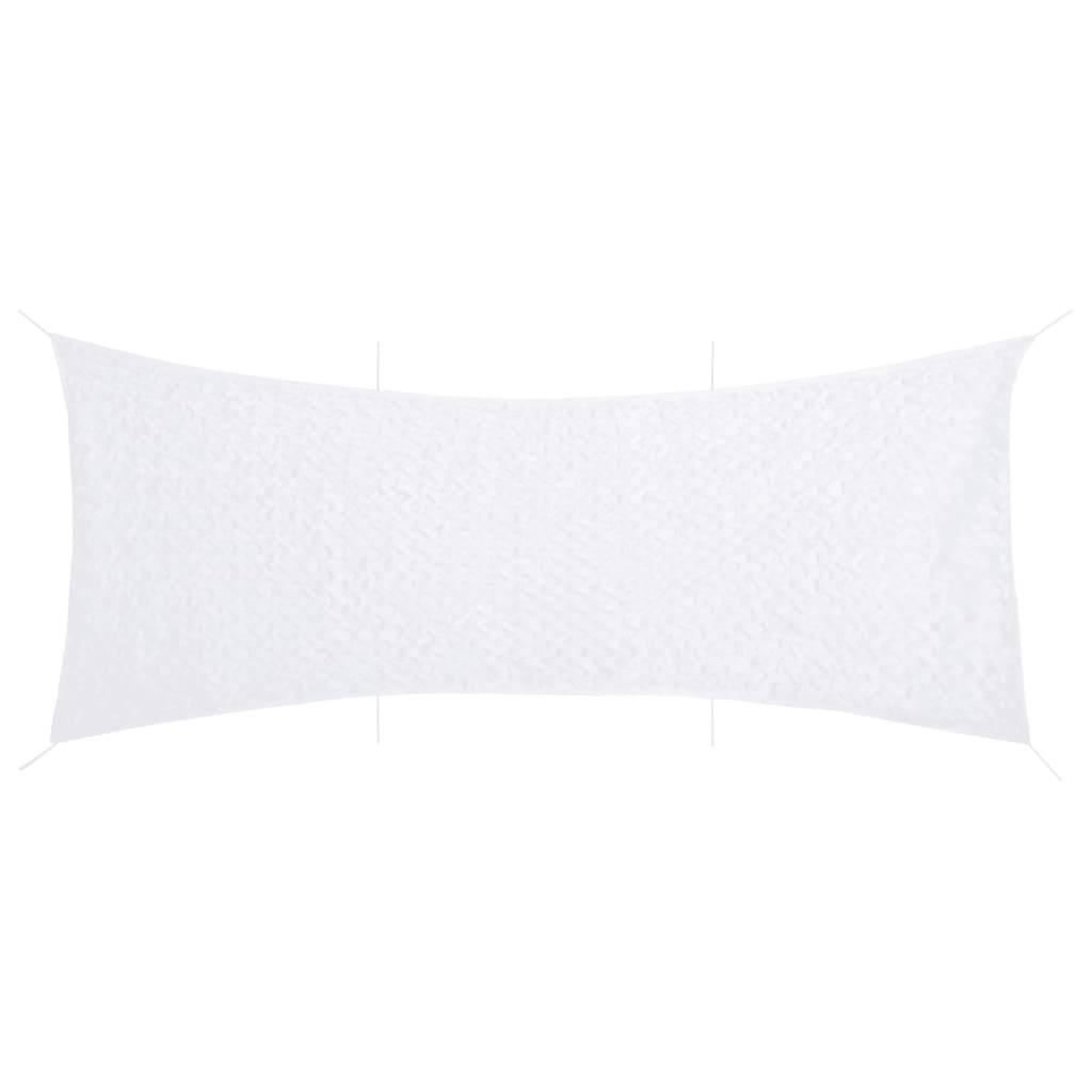 vidaXL Tarnnetz mit Aufbewahrungstasche 627x290 cm Weiß