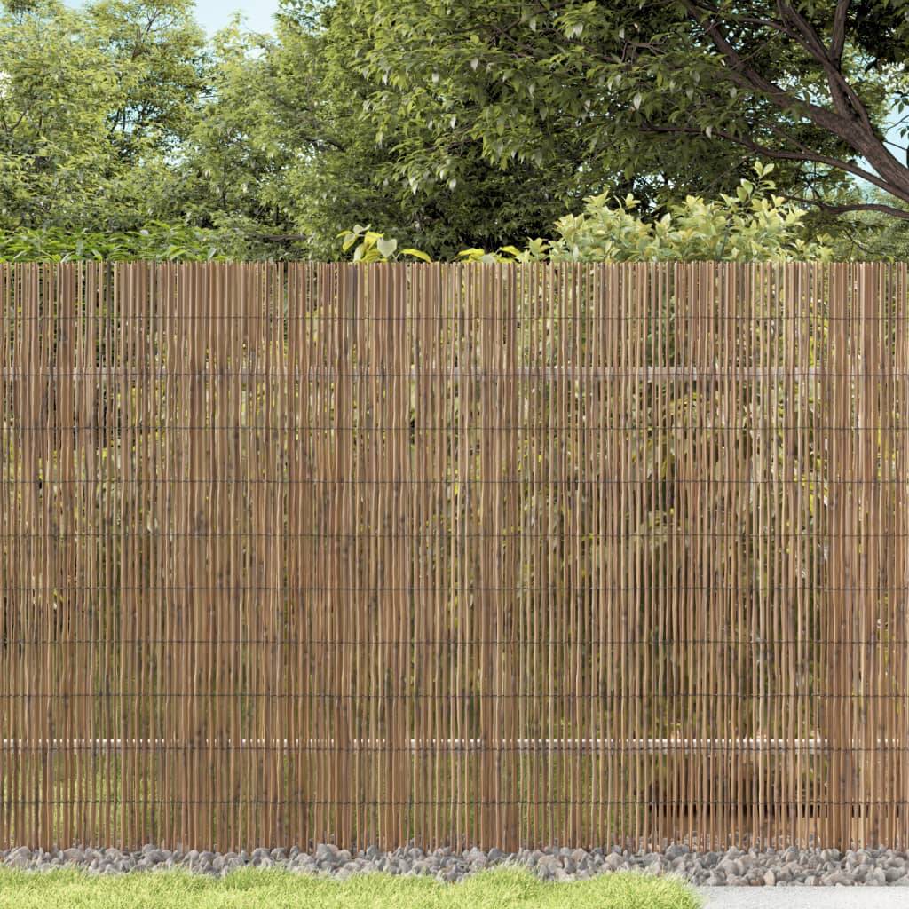 vidaXL Gartenzaun 600x100 cm Schilf