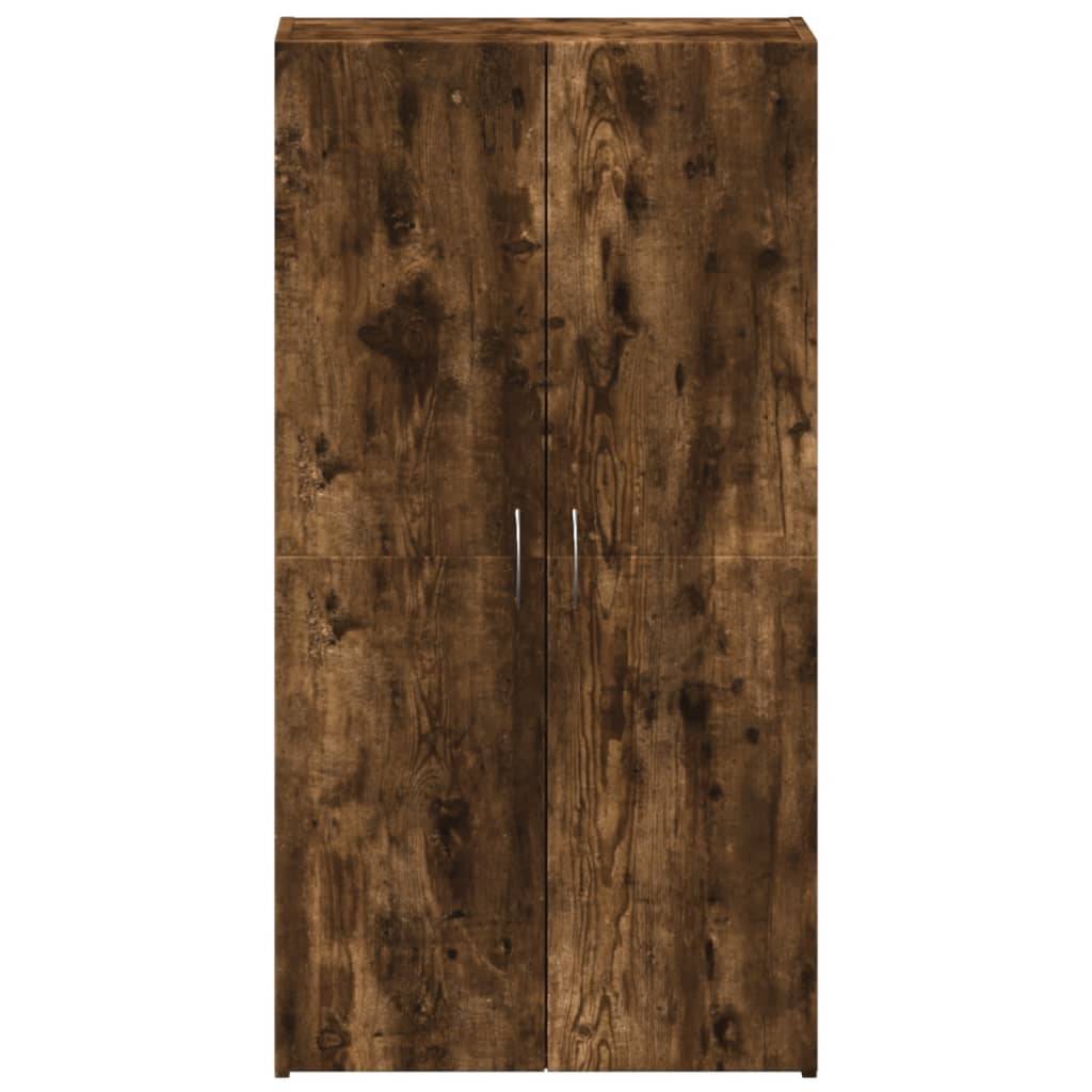 vidaXL Aktenschrank Räuchereiche 60x32x115 cm Holzwerkstoff