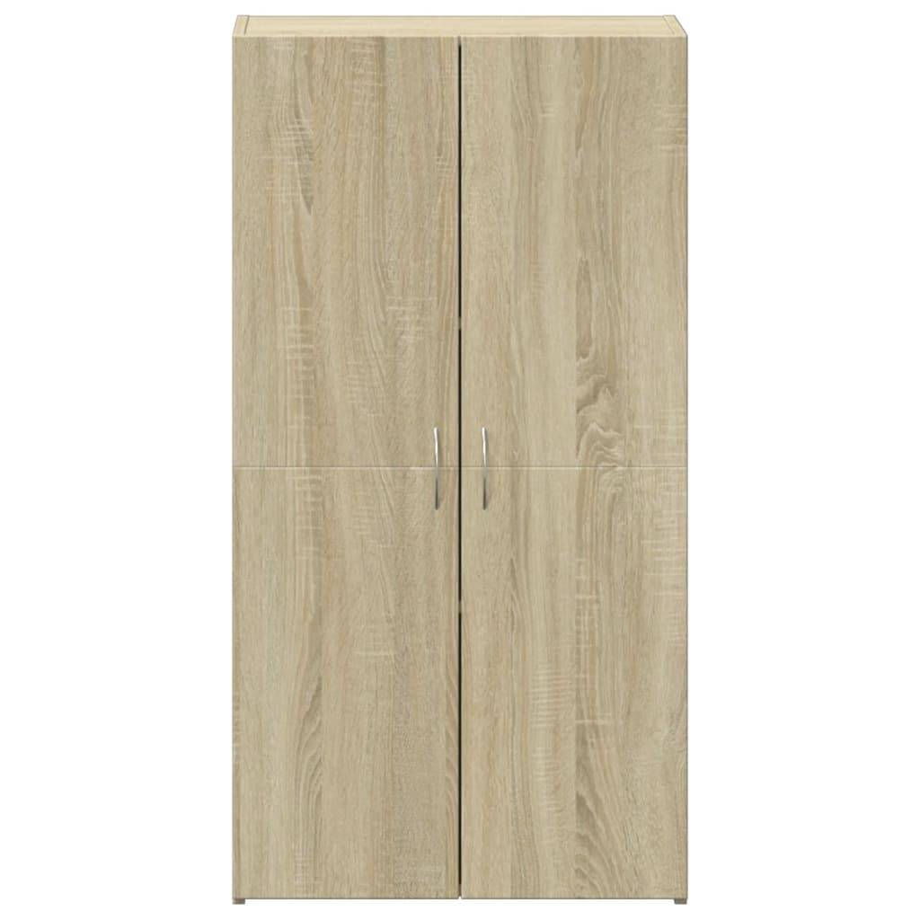 vidaXL Aktenschrank Sonoma-Eiche 60x32x115 cm Holzwerkstoff