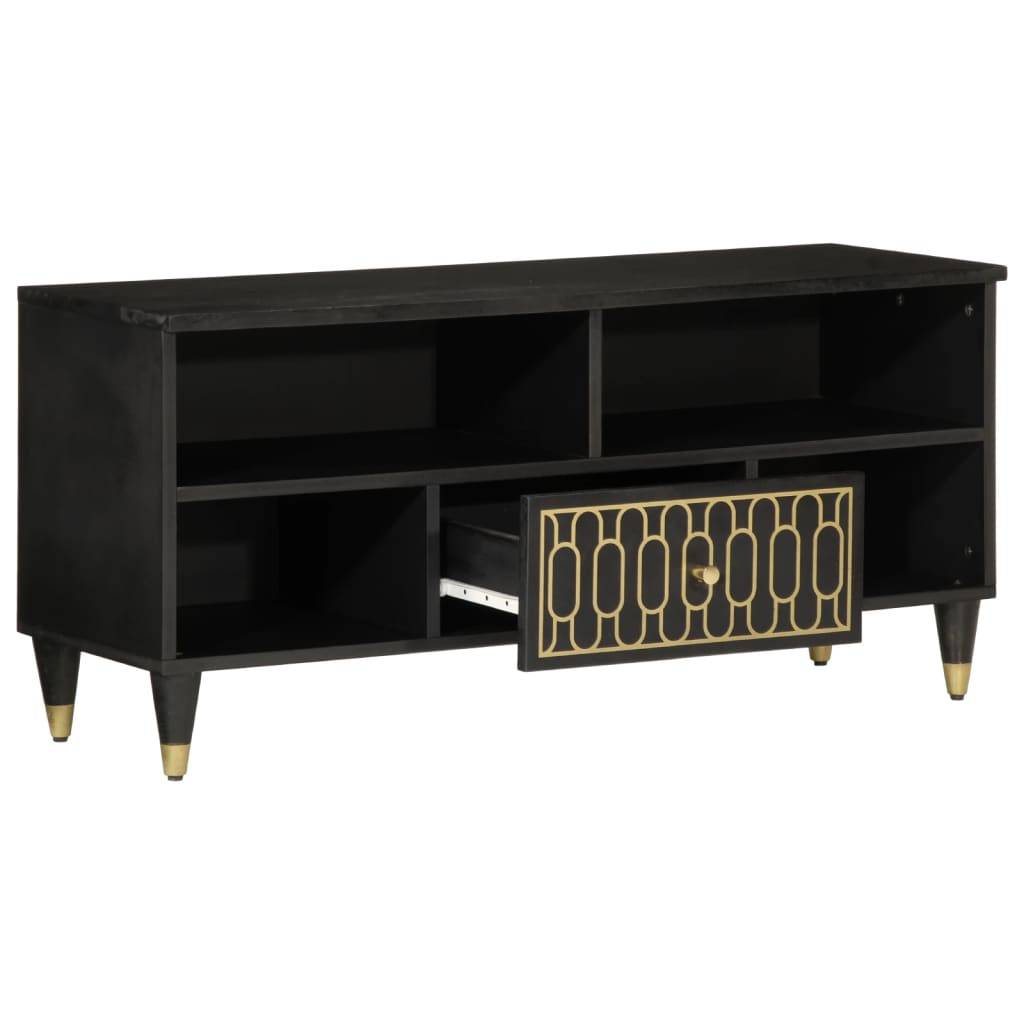 vidaXL TV-Schrank 100x33x46 cm Massivholz Mango