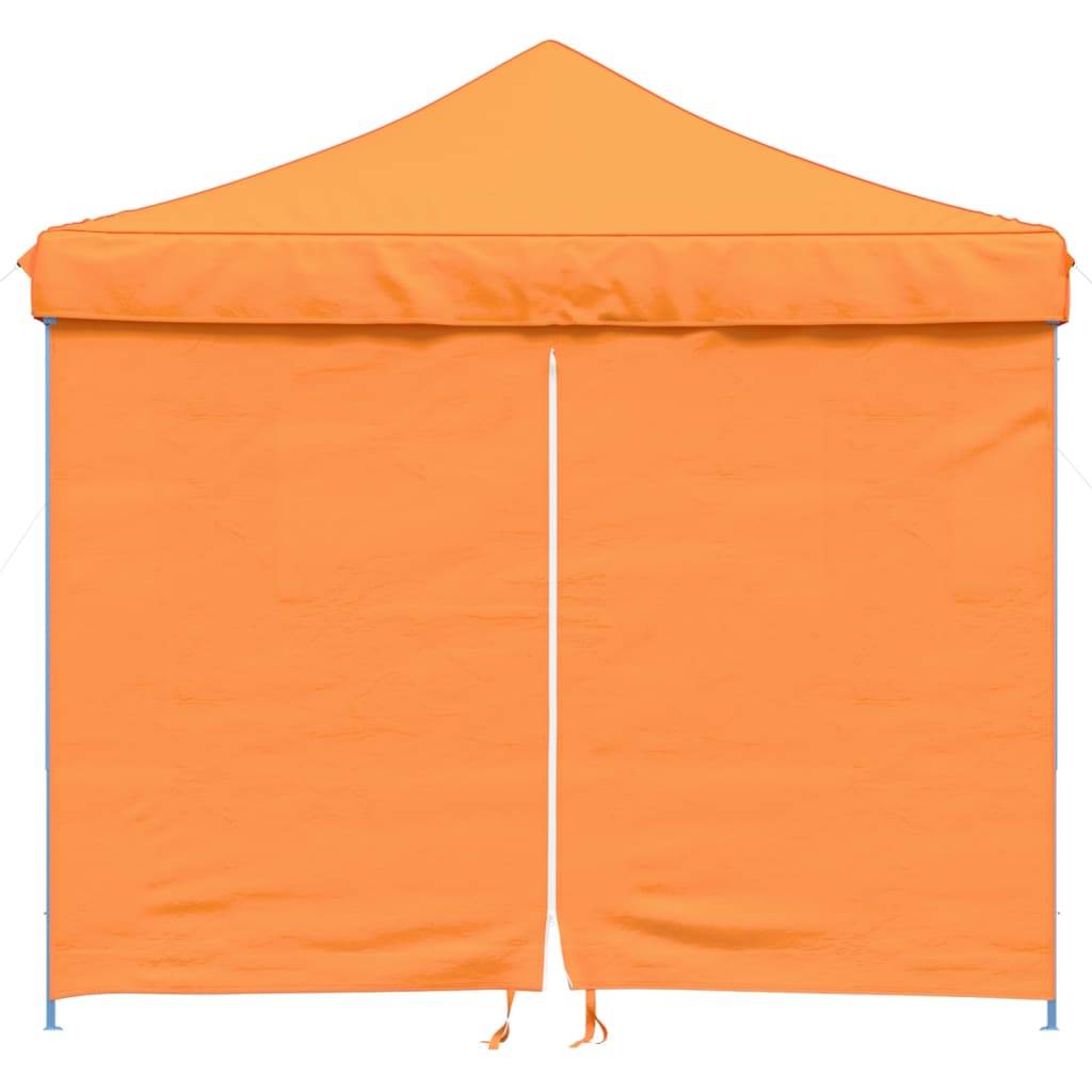 vidaXL Partyzelt Faltbar Pop-Up mit 4 Seitenteilen Orange