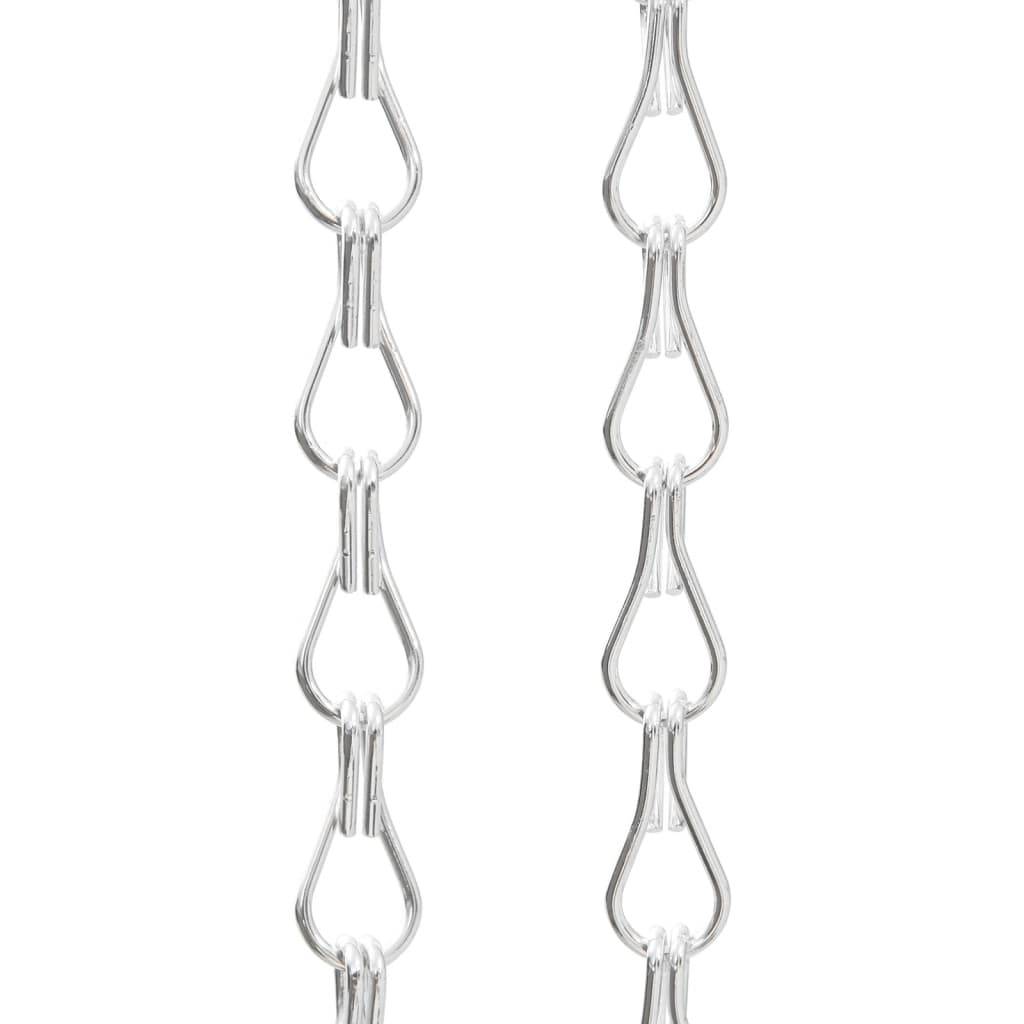 vidaXL Türvorhang aus Ketten 100x212 cm Aluminium