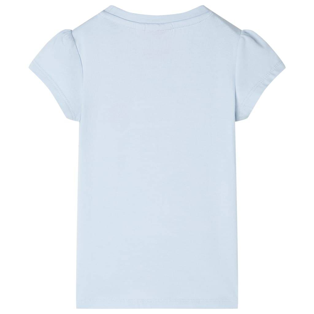 Kinder-T-Shirt Hellblau 128