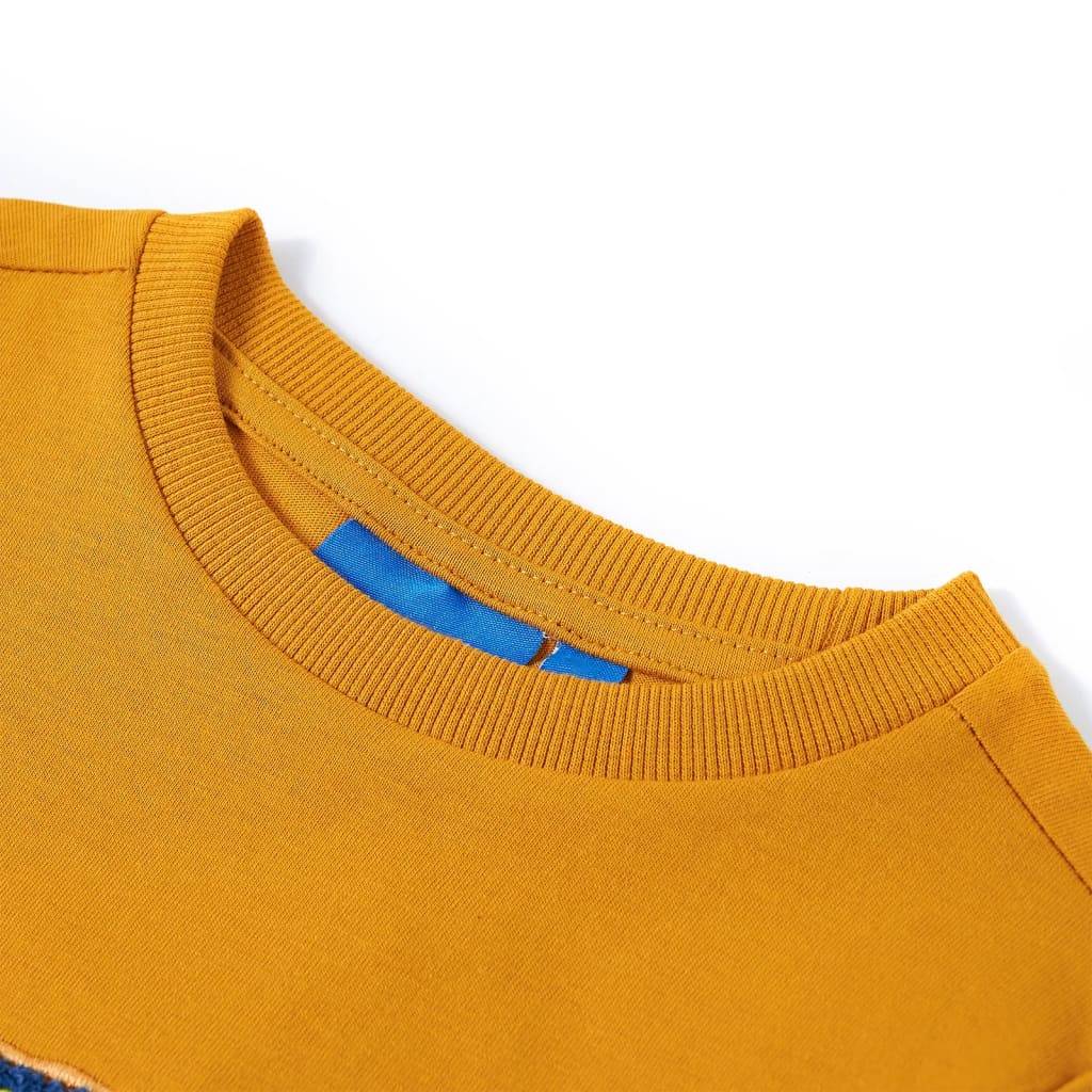 Kinder-Langarmshirt Ocker 104
