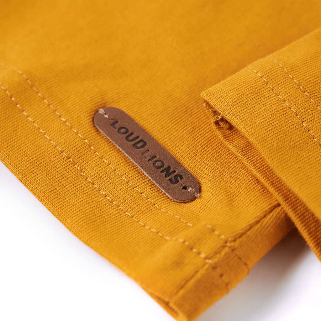 Kinder-Langarmshirt Ocker 104