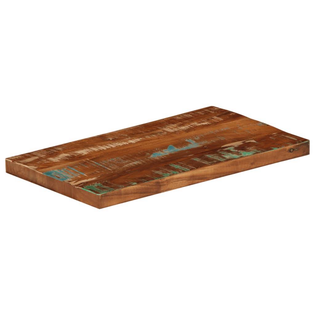 vidaXL Tischplatte 50x40x2,5 cm Rechteckig Altholz Massiv