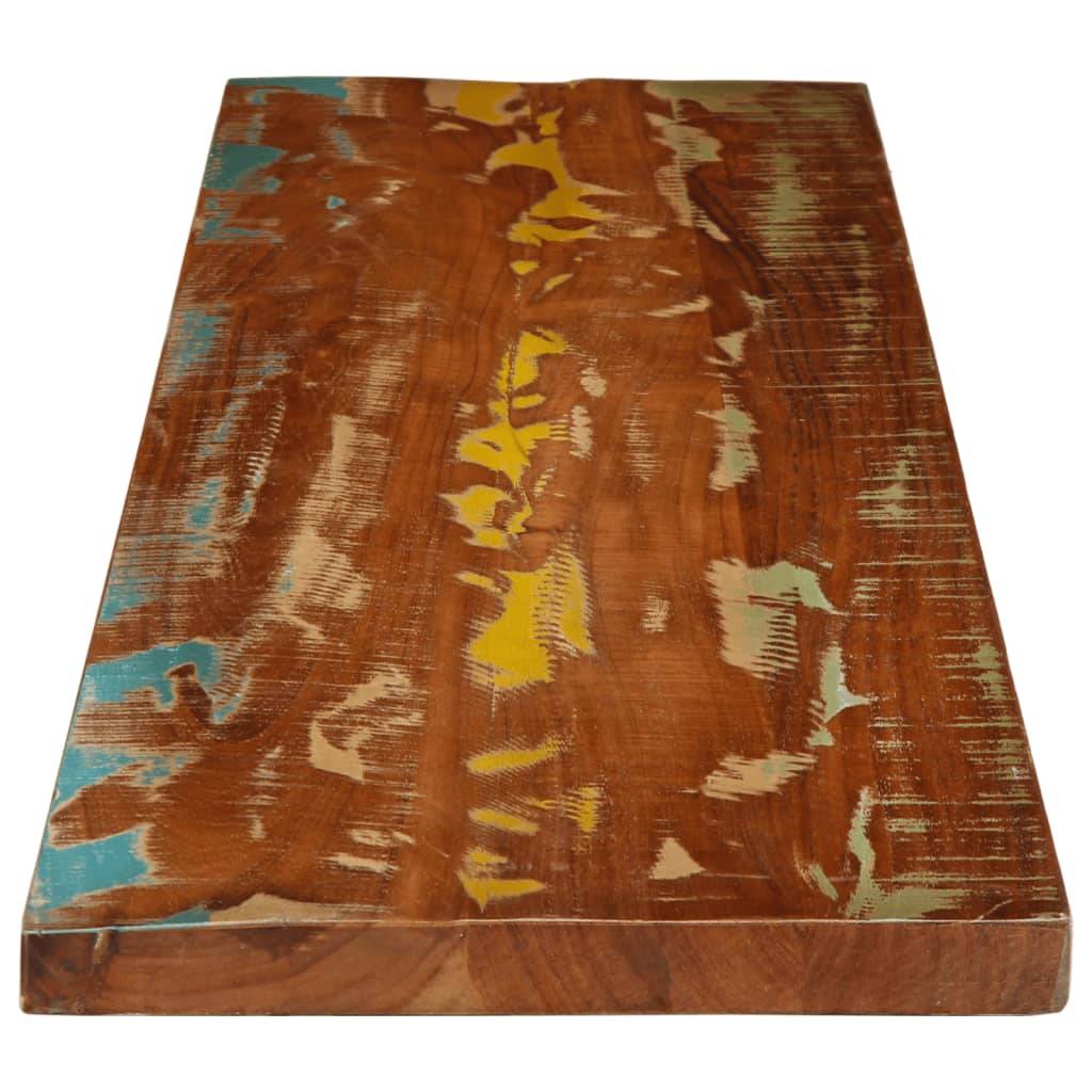 vidaXL Tischplatte 140x40x2,5 cm Rechteckig Altholz Massiv
