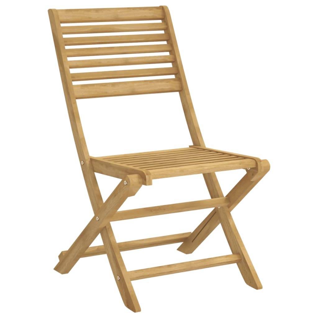 vidaXL Gartenstühle 8 Stk. Klappbar 48,5x61,5x87 cm Massivholz Akazie