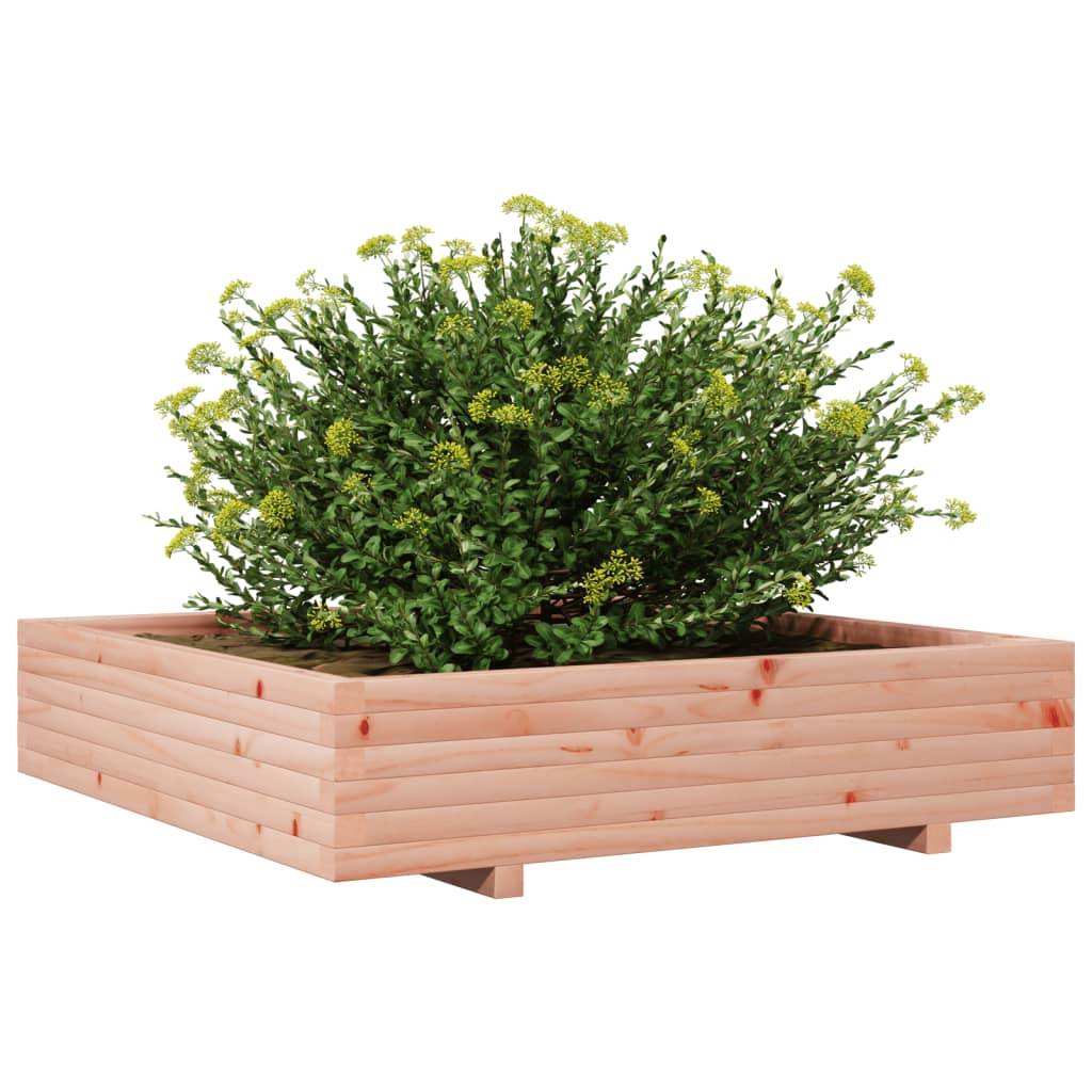 vidaXL Pflanzkübel 110x110x26,5 cm Massivholz Douglasie