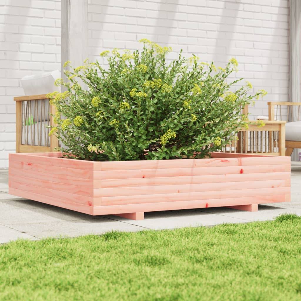 vidaXL Pflanzkübel 110x110x26,5 cm Massivholz Douglasie