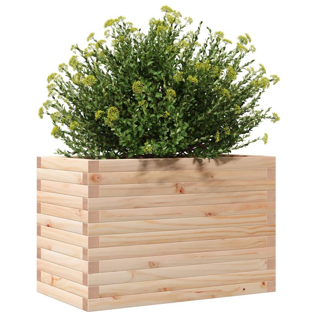 vidaXL Pflanzkübel 70x40x45,5 cm Massivholz Kiefer