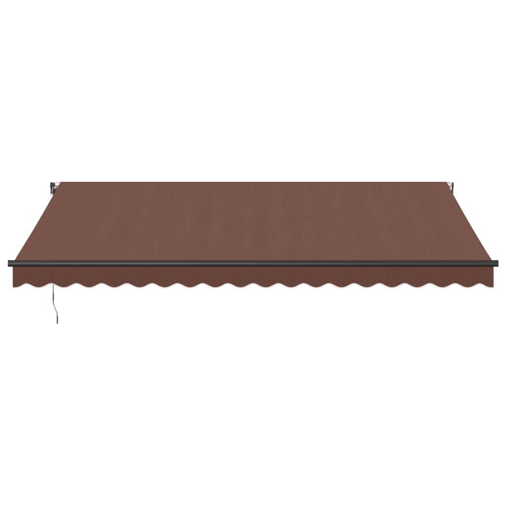 vidaXL Markise Automatisch Braun 450x350 cm