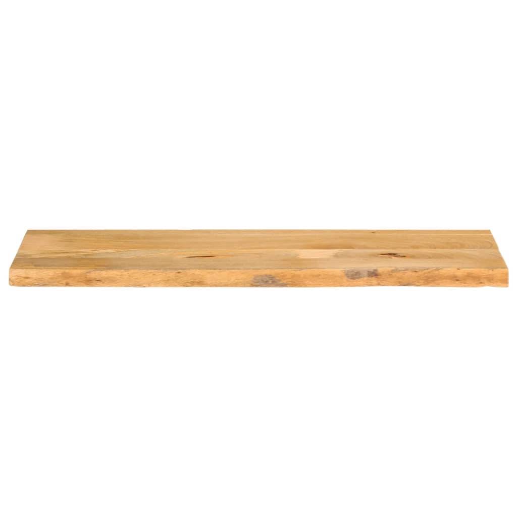 vidaXL Tischplatte mit Baumkante 120x30x2,5 cm Massivholz Mango