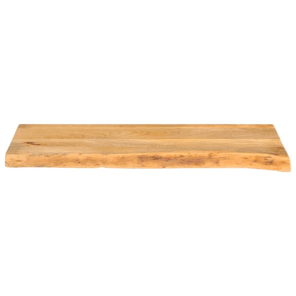 vidaXL Tischplatte mit Baumkante 80x40x2,5 cm Massivholz Mango