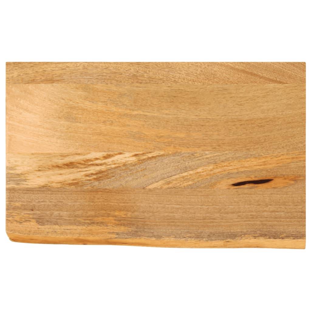 vidaXL Tischplatte mit Baumkante 40x20x3,8 cm Massivholz Mango