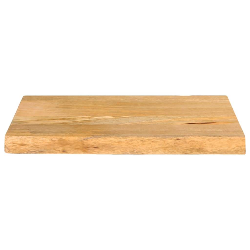 vidaXL Tischplatte mit Baumkante 60x40x2,5 cm Massivholz Mango