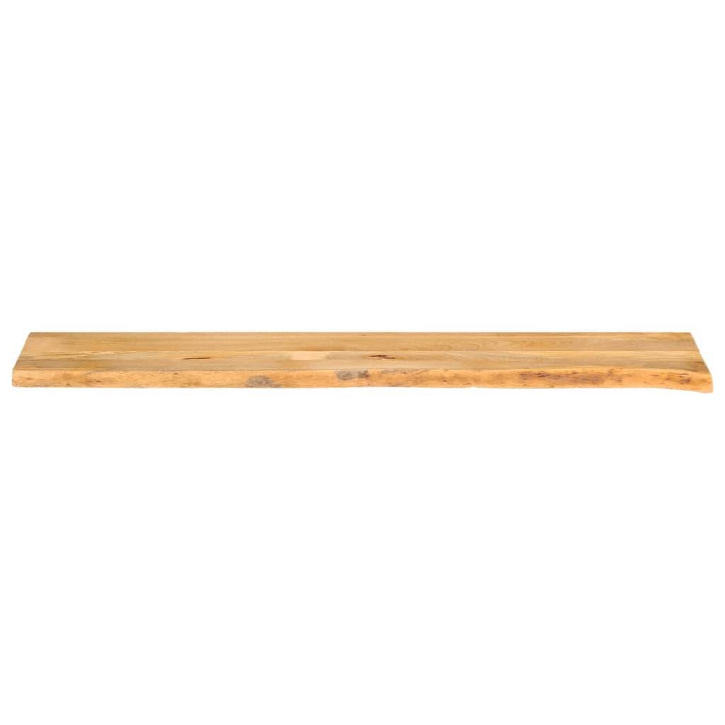 vidaXL Tischplatte mit Baumkante 160x40x3,8 cm Massivholz Mango