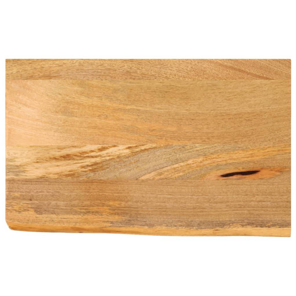 vidaXL Tischplatte mit Baumkante 60x40x2,5 cm Massivholz Mango