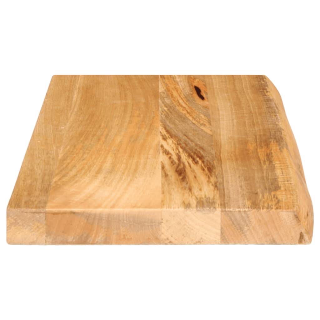vidaXL Tischplatte mit Baumkante 60x40x2,5 cm Massivholz Mango