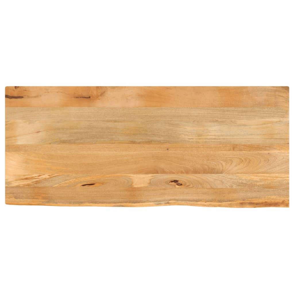vidaXL Tischplatte mit Baumkante 140x60x3,8 cm Massivholz Mango