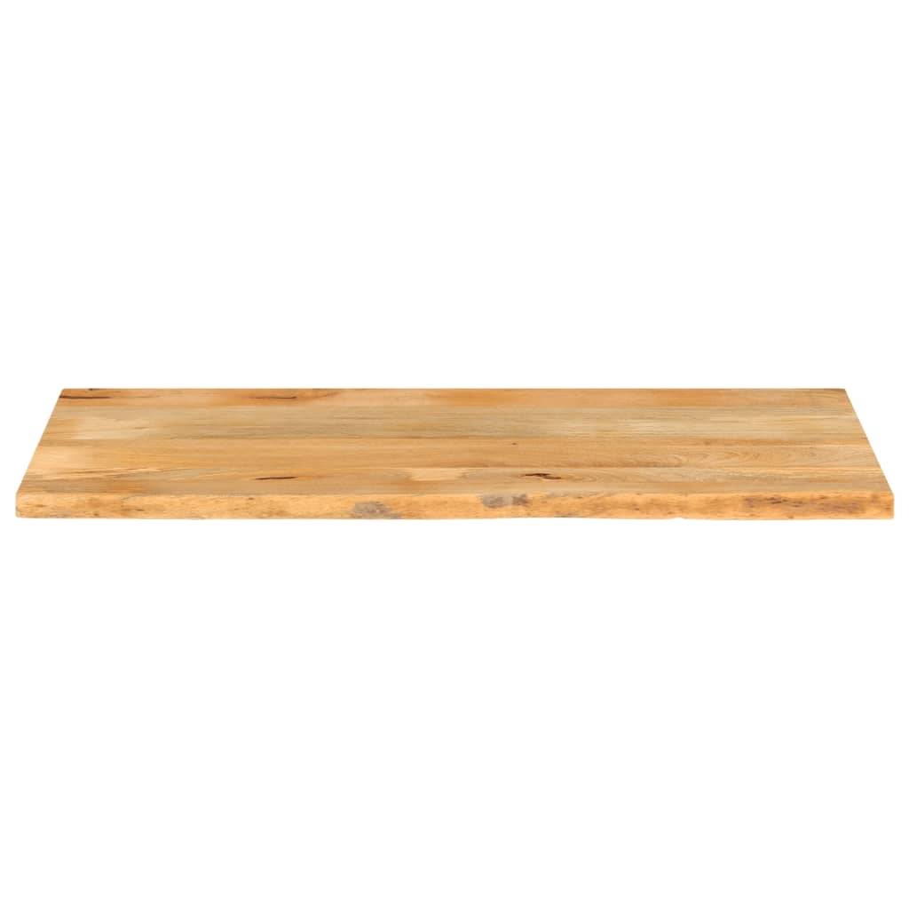 vidaXL Tischplatte mit Baumkante 140x60x3,8 cm Massivholz Mango