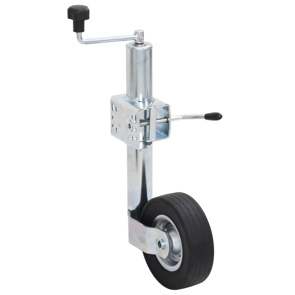 vidaXL Stützrad 60 mm mit 2 Stützrohren und 3 Klemmen