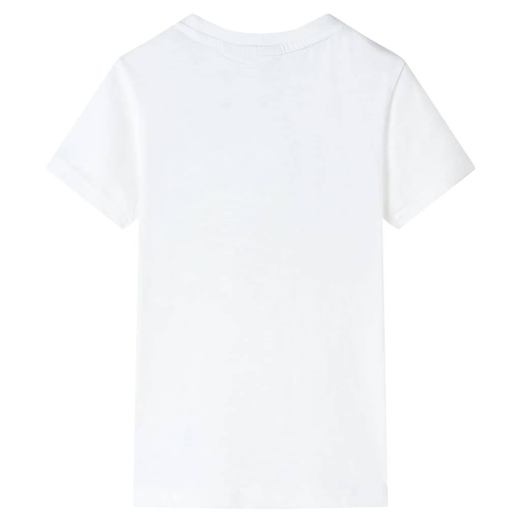 Kinder-T-Shirt Ecru 128