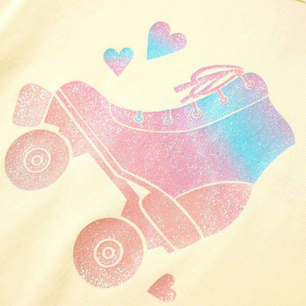 Kinder-T-Shirt Zartgelb 128