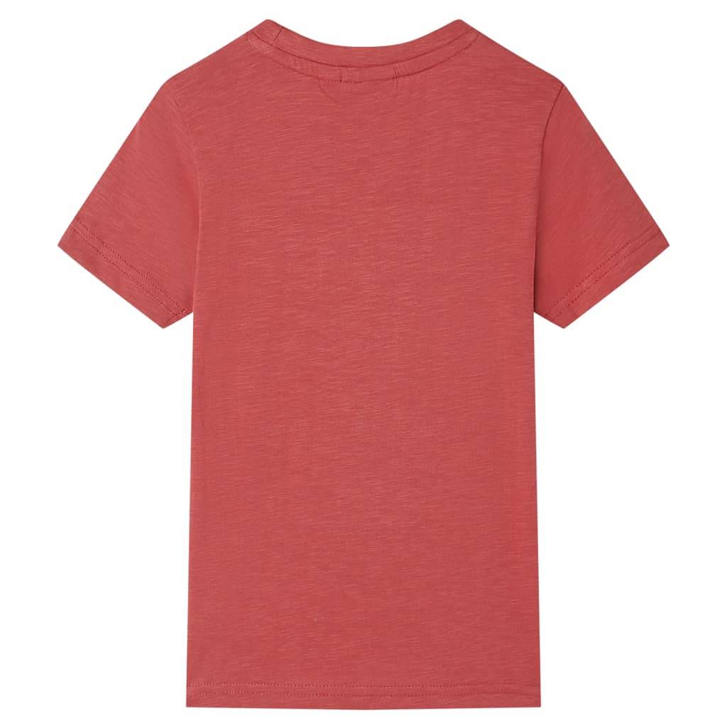 Kinder-T-Shirt Paprikarot 104