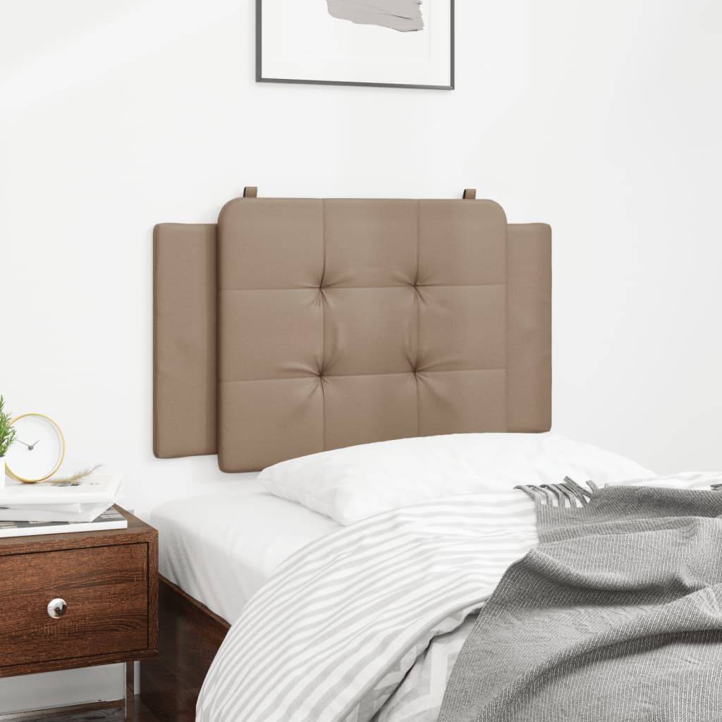 vidaXL Kopfteil-Kissen "Zadar" Cappuccino-Braun 90 cm Kunstleder