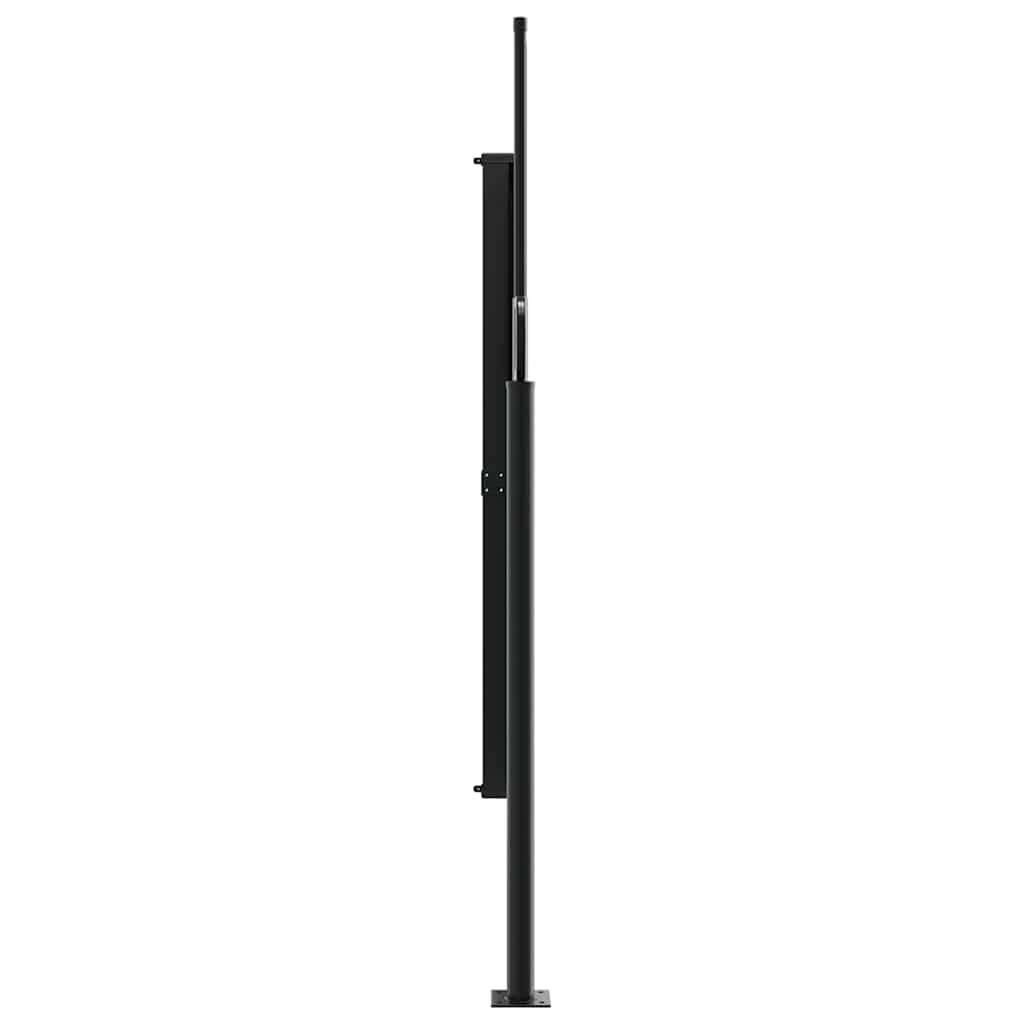 vidaXL Seitenmarkise Ausziehbar Weiß 160x600 cm