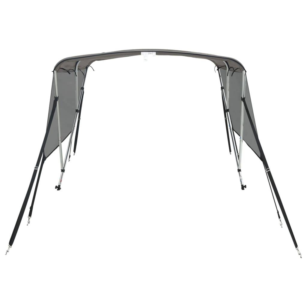 vidaXL 3-Bow Bimini-Top mit Mesh-Seitenteilen 183x(154-167)x137 cm