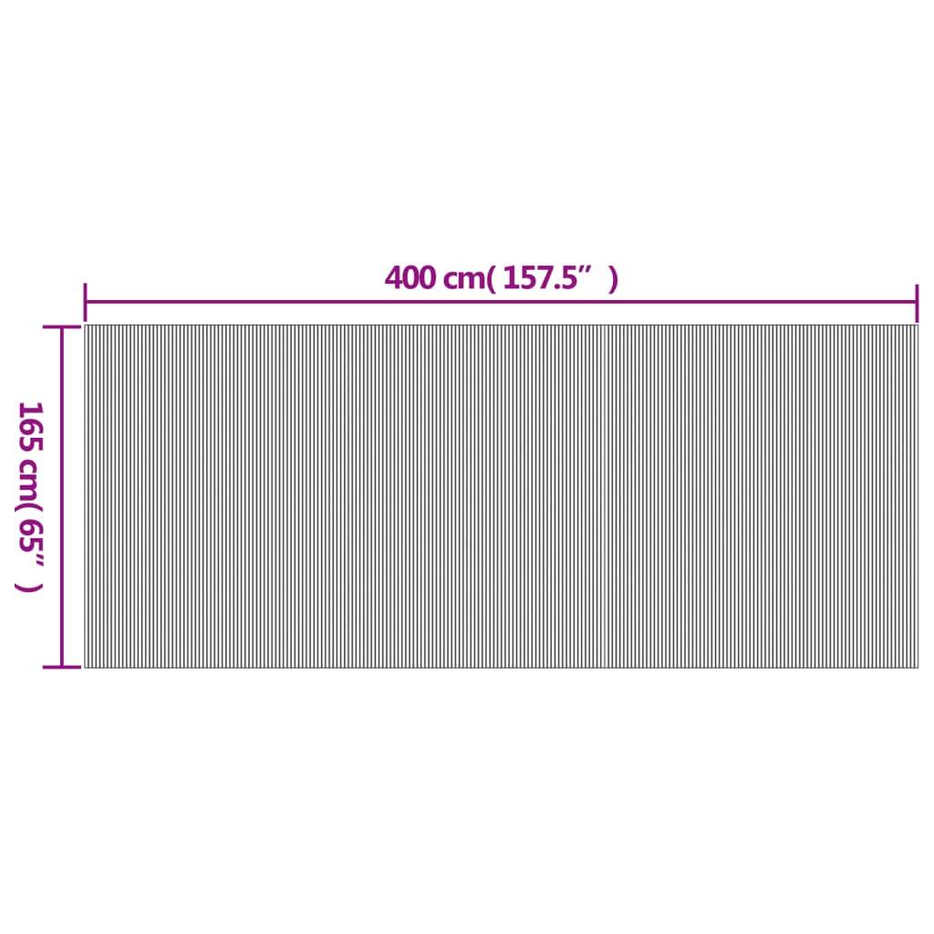 vidaXL Paravent Braun 165x400 cm Bambus